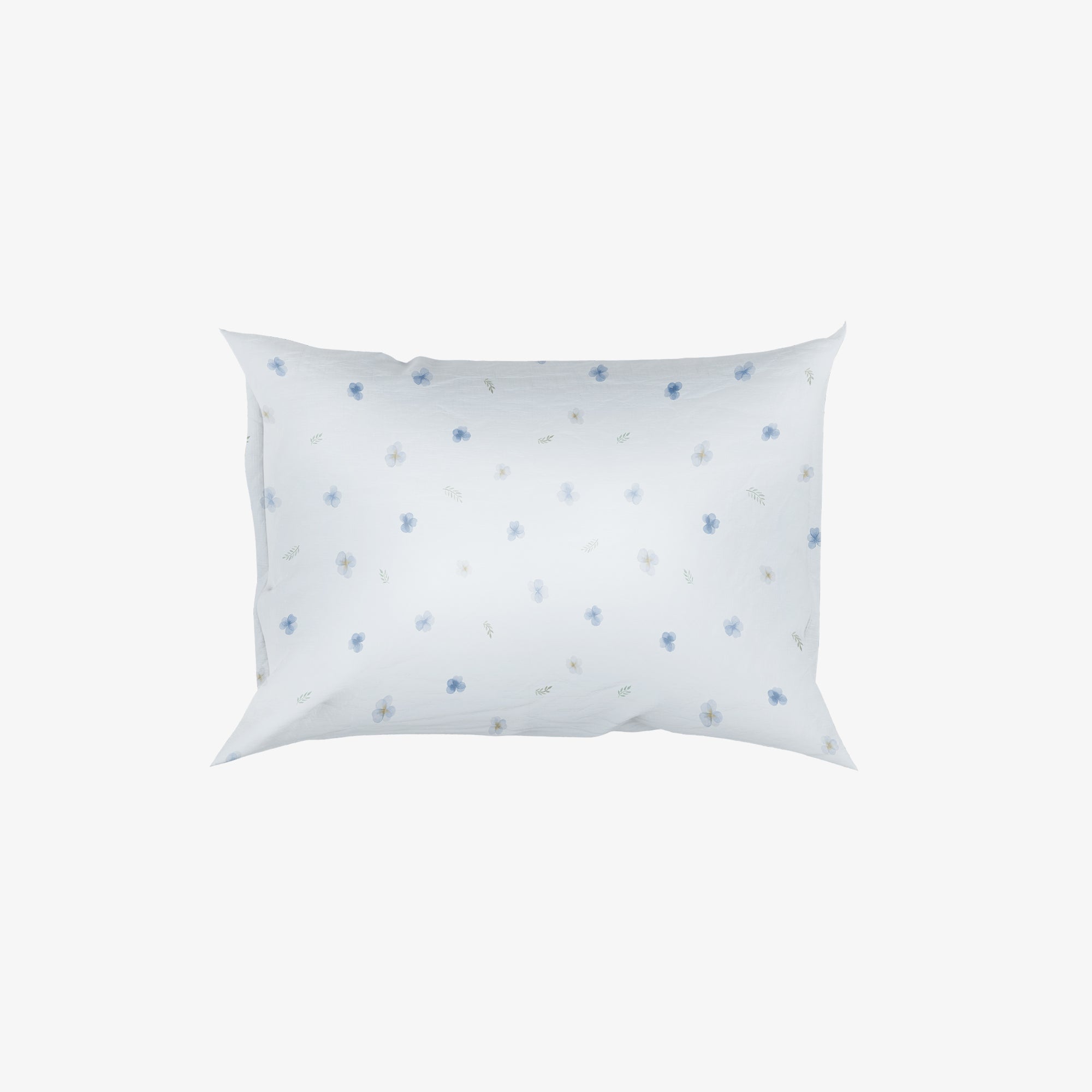 Mini Silk Pillowcase - Blue Pansy