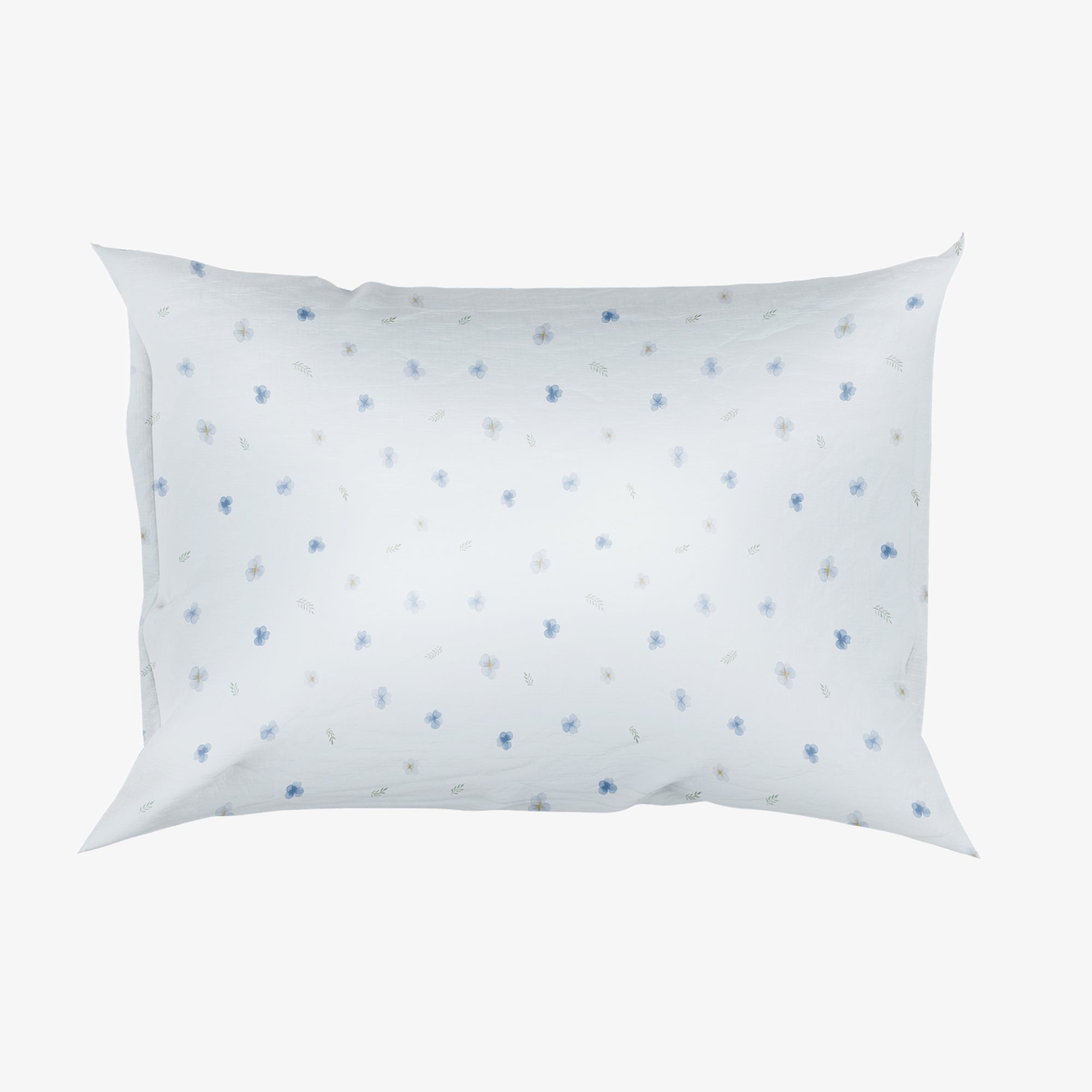 Queen Silk Pillowcase - Blue Pansy