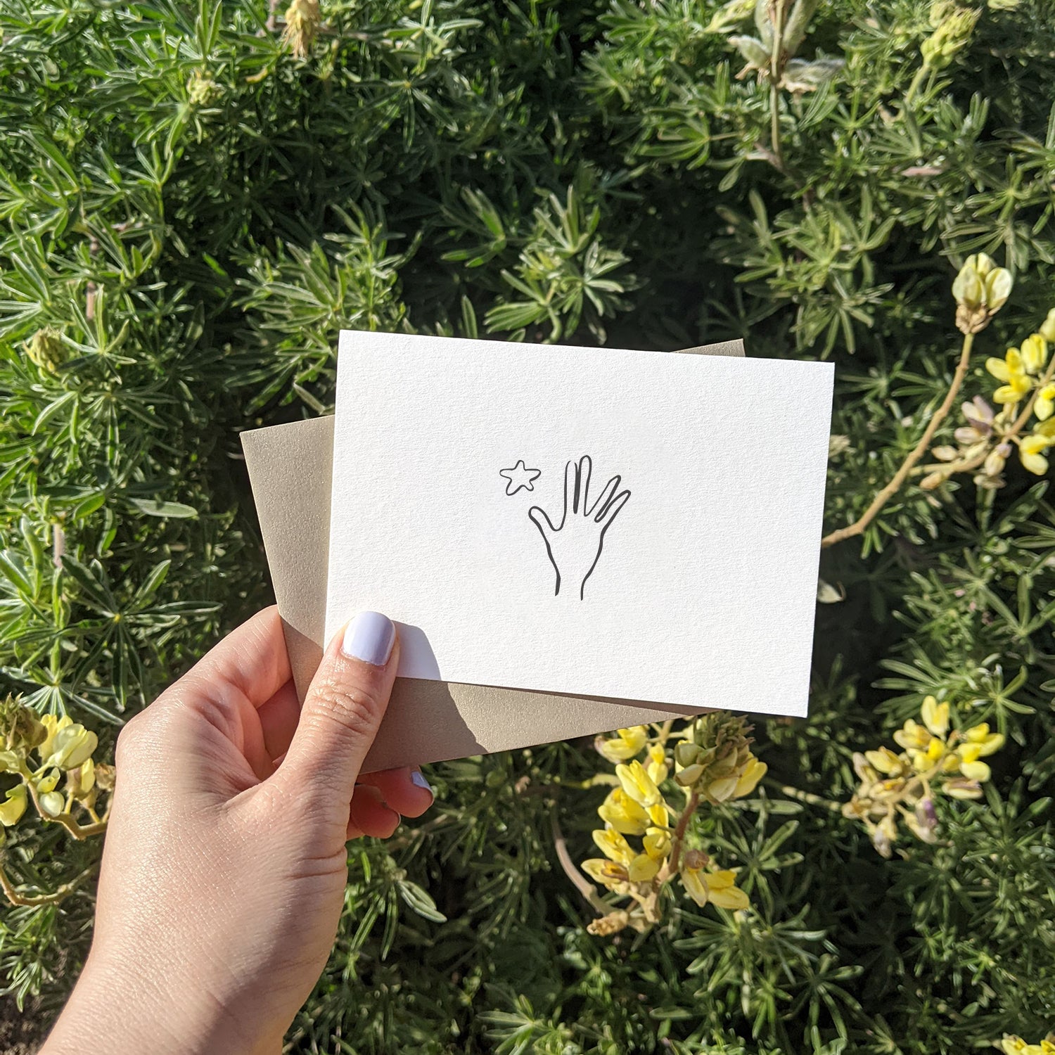 Bamboo Paper Notecard