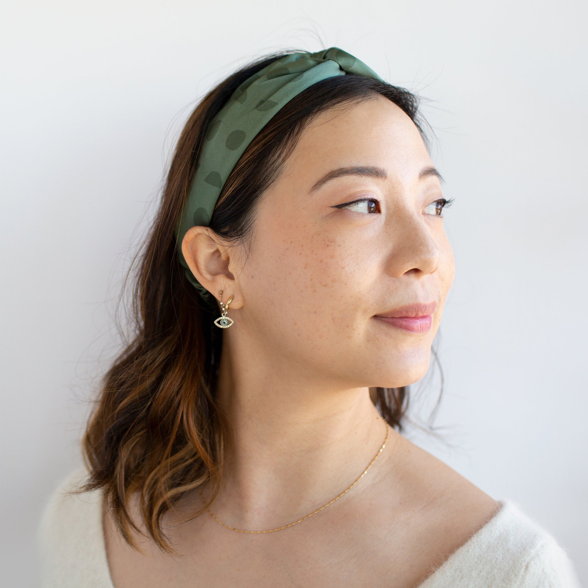 Silk Headband - Sage Eclipse