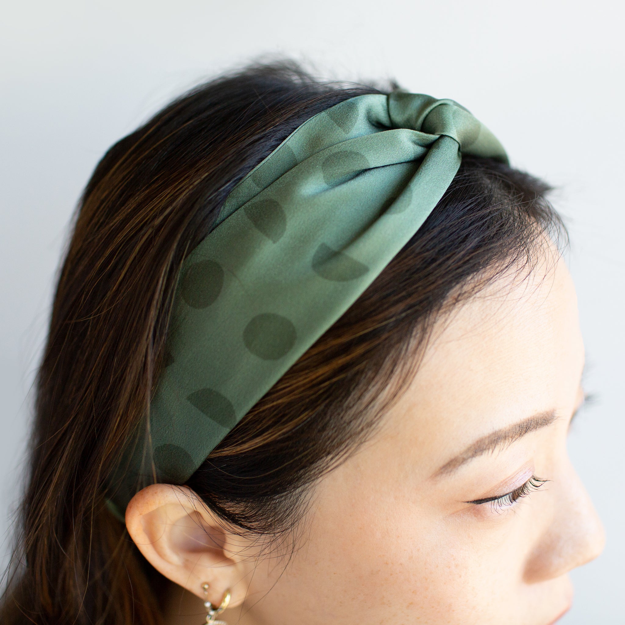 Silk Headband - Sage Eclipse